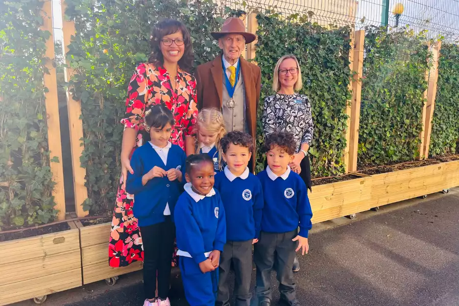 Living green wall installed at St. Mary’s Infant School as part of clean air initiative